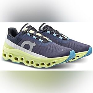 On Men's Cloudmonster Running Shoe in Iron/Hay